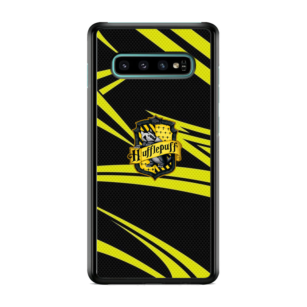 Harry Potter Hufflepuff Black And Yellow Line Samsung Galaxy S10 Case