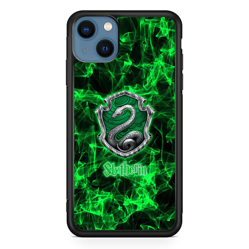 Harry Potter Slytherin Green Abstract Logo iPhone 13 Case