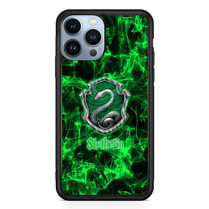 Harry Potter Slytherin Green Abstract Logo iPhone 13 Pro Max Case