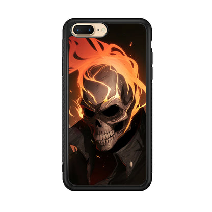Head Skull Flames iPhone 7 Plus Case