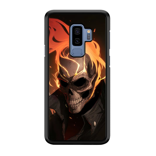 Head Skull Flames Samsung Galaxy S9 Plus Case