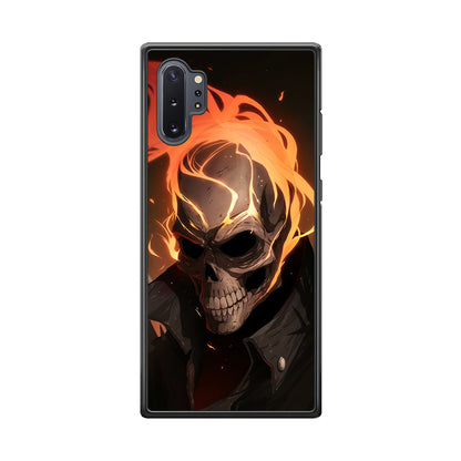 Head Skull Flames Samsung Galaxy Note 10 Plus Case