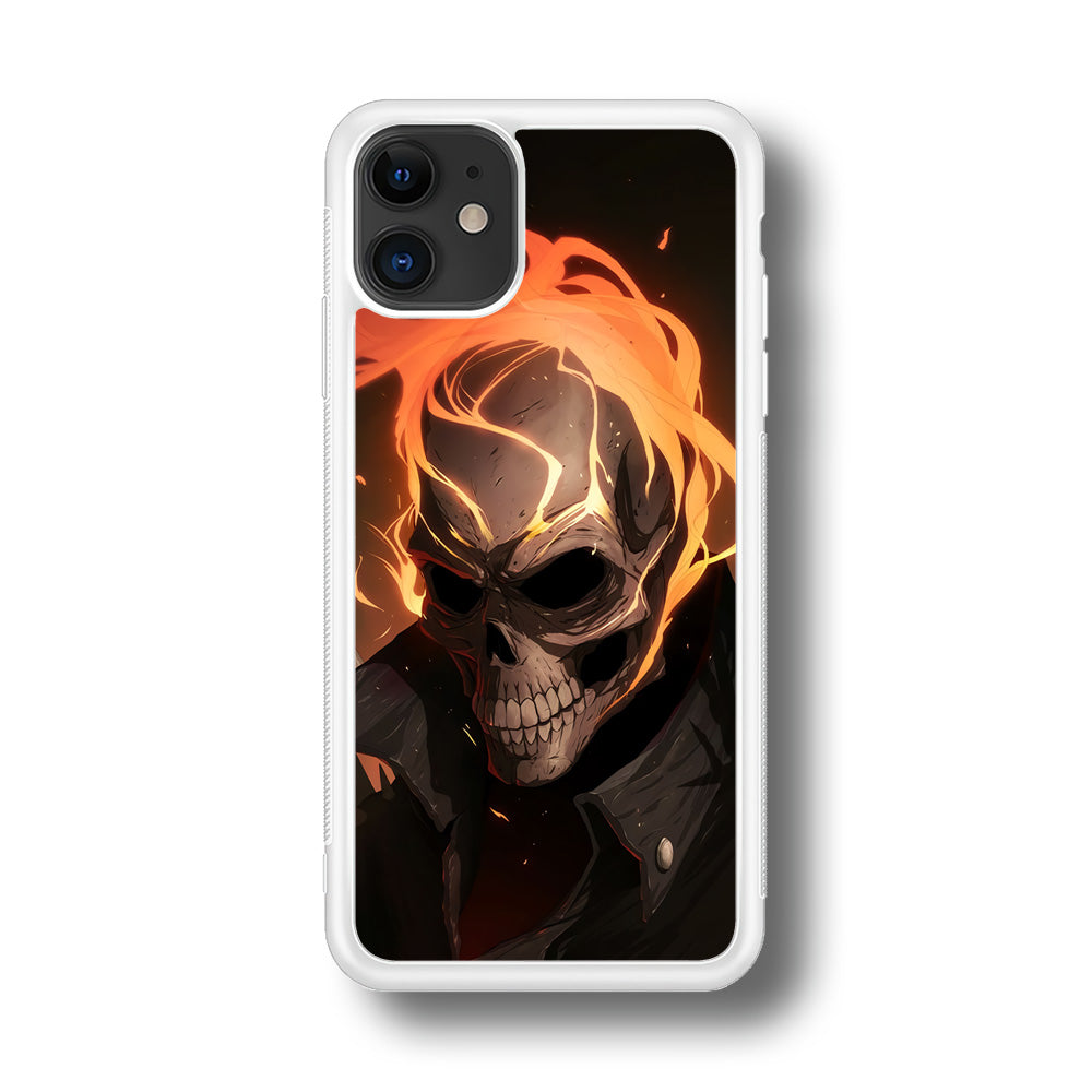 Head Skull Flames iPhone 11 Case