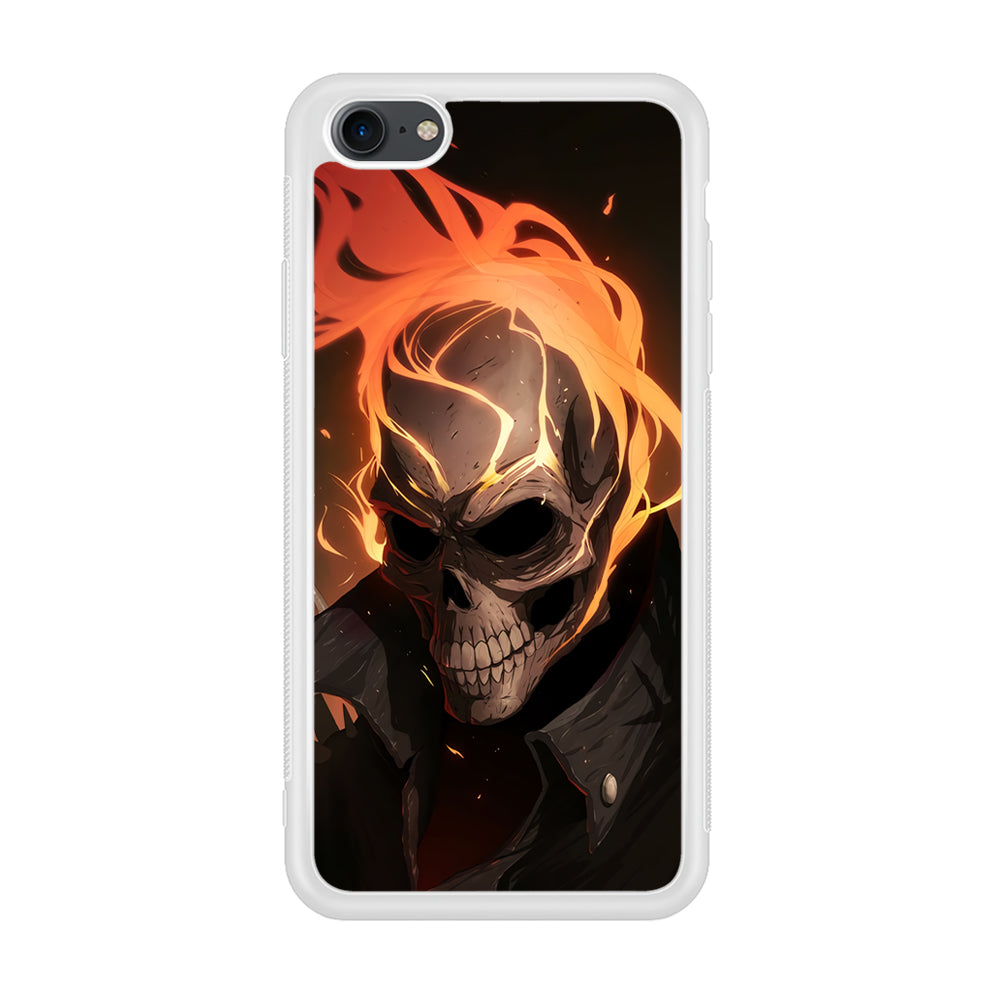Head Skull Flames iPhone 7 Case