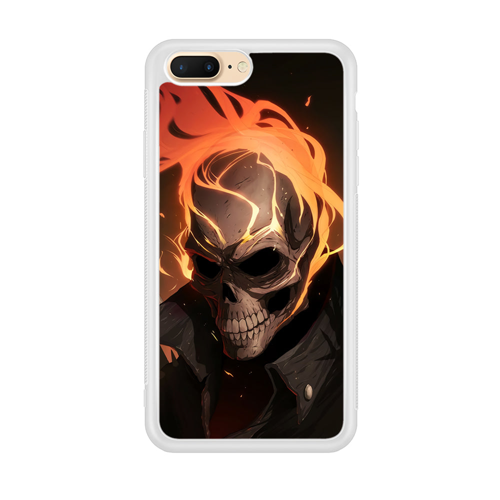 Head Skull Flames iPhone 8 Plus Case