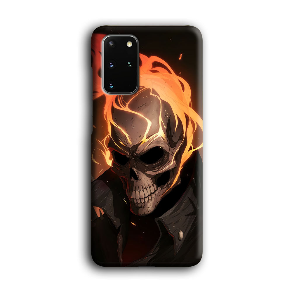 Head Skull Flames Samsung Galaxy S20 Plus Case