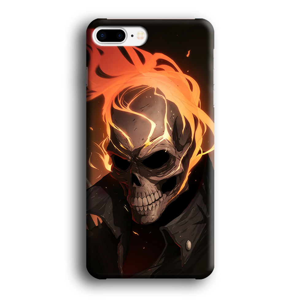 Head Skull Flames iPhone 8 Plus Case