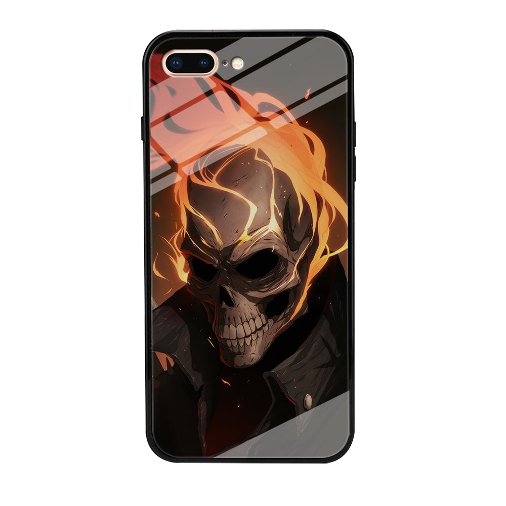 Head Skull Flames iPhone 7 Plus Case