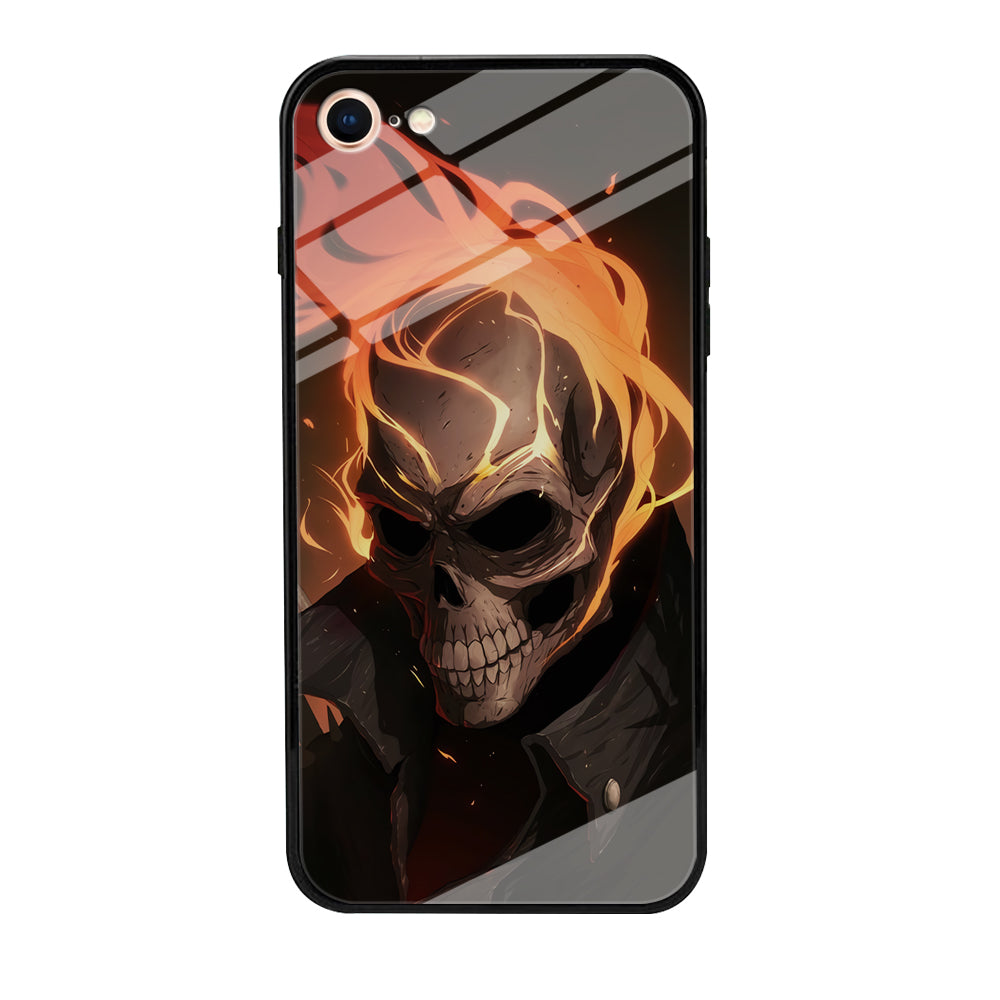 Head Skull Flames iPhone 7 Case