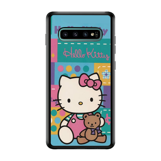 Hello Kitty Abstract Collage Samsung Galaxy S10 Plus Case