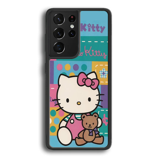 Hello Kitty Abstract Collage Samsung Galaxy S21 Ultra Case - Ezzystore