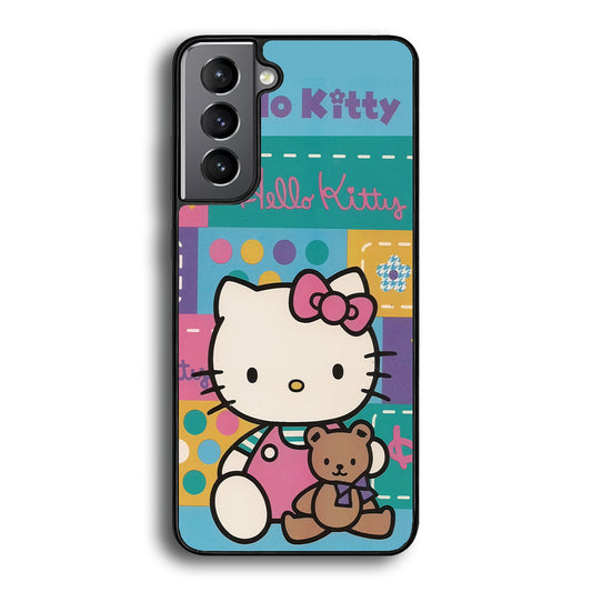 Hello Kitty Abstract Collage Samsung Galaxy S21 Case