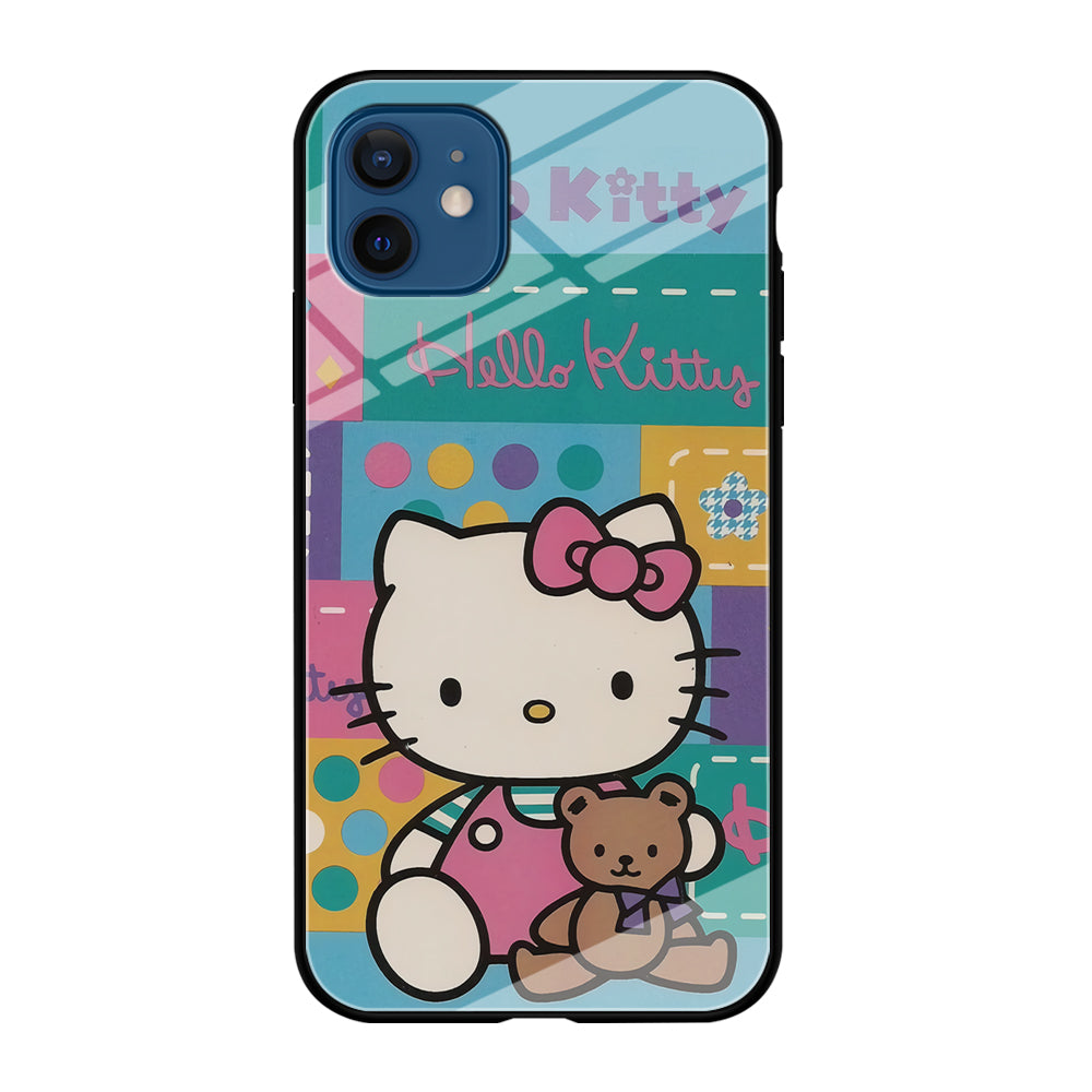 Hello Kitty Abstract Collage iPhone 12 Case