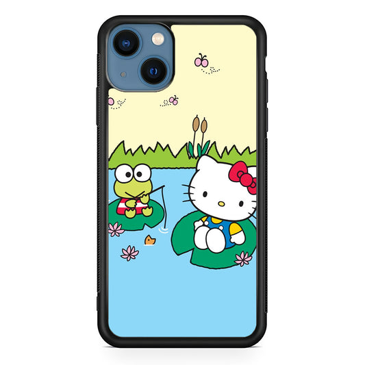 Hello Kitty Fishing With Keroppi iPhone 13 Case