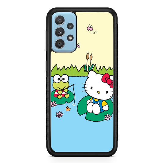 Hello Kitty Fishing With Keroppi Samsung Galaxy A52 Case