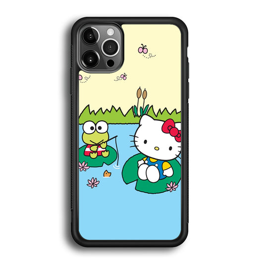 Hello Kitty Fishing With Keroppi iPhone 12 Pro Case