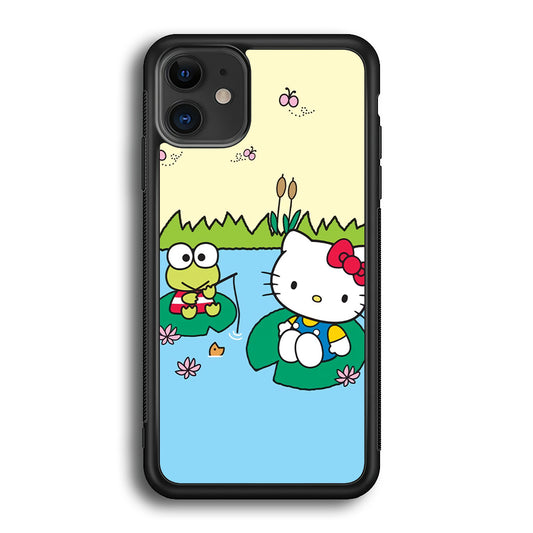 Hello Kitty Fishing With Keroppi iPhone 12 Case