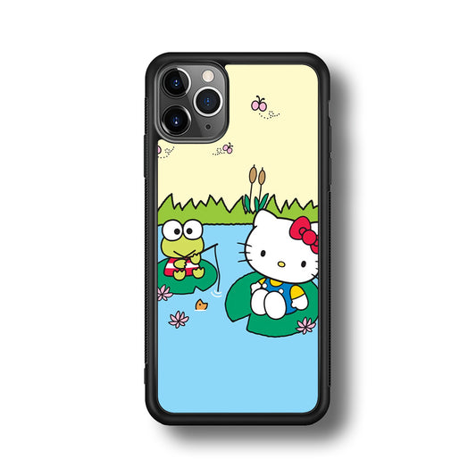 Hello Kitty Fishing With Keroppi iPhone 11 Pro Case