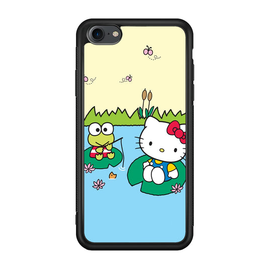 Hello Kitty Fishing With Keroppi iPhone 7 Case