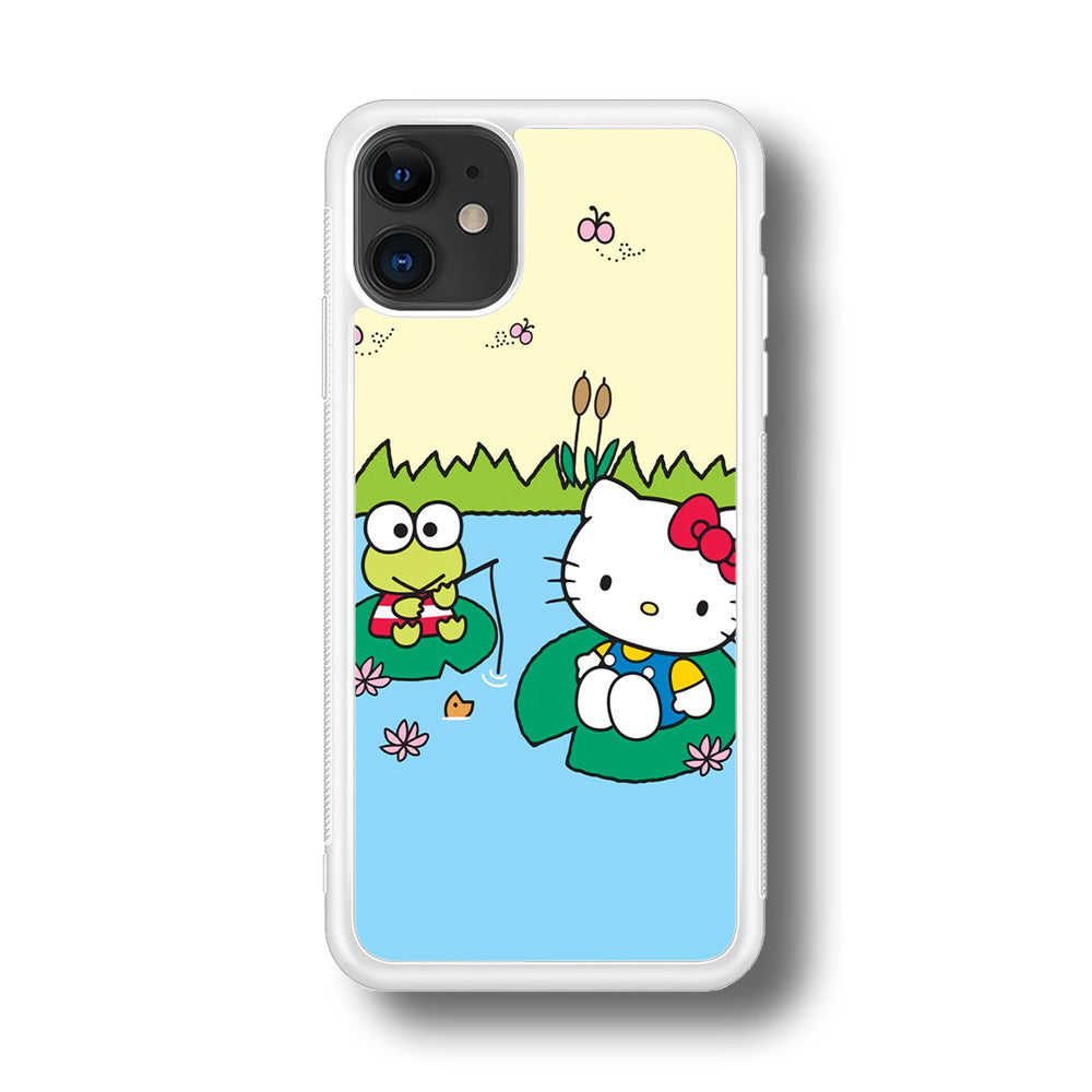 Hello Kitty Fishing With Keroppi iPhone 11 Case
