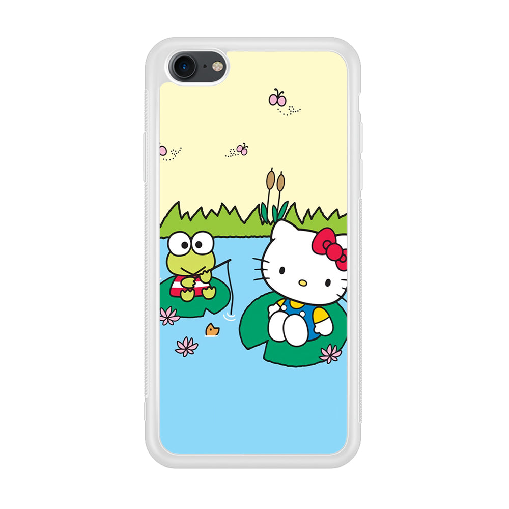 Hello Kitty Fishing With Keroppi iPhone 7 Case