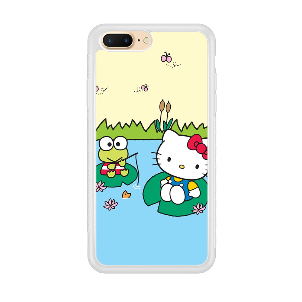 Hello Kitty Fishing With Keroppi iPhone 8 Plus Case