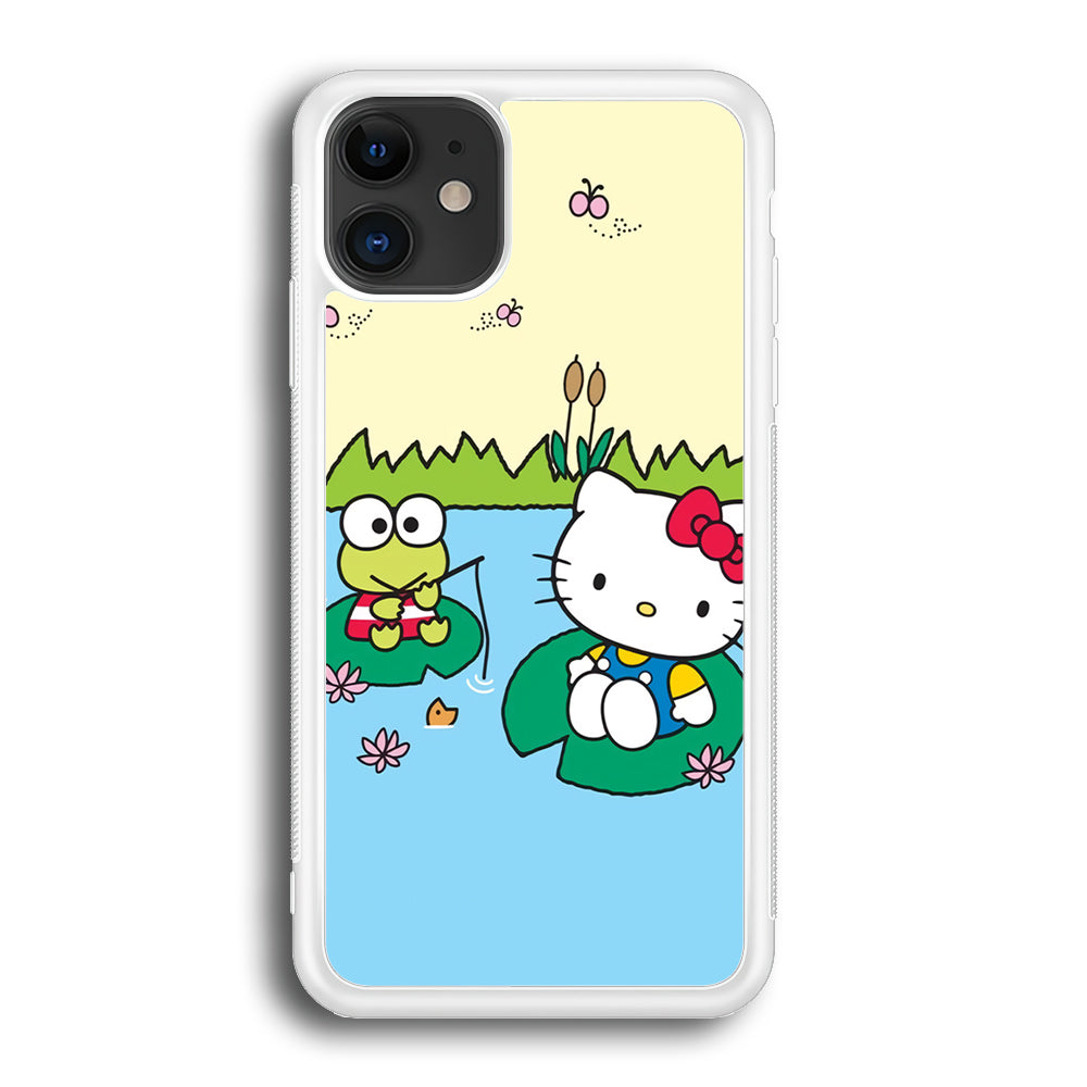 Hello Kitty Fishing With Keroppi iPhone 12 Case