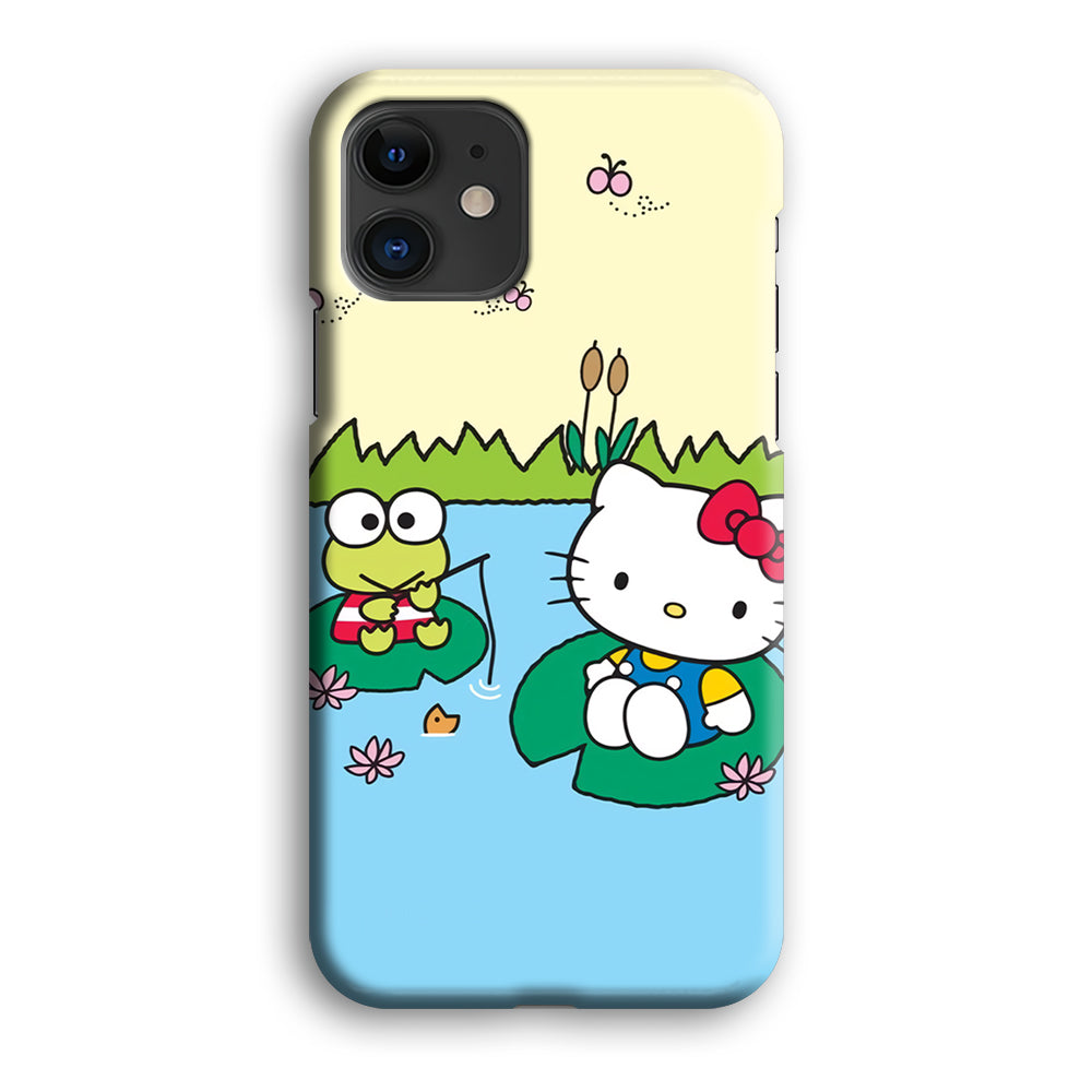 Hello Kitty Fishing With Keroppi iPhone 12 Case