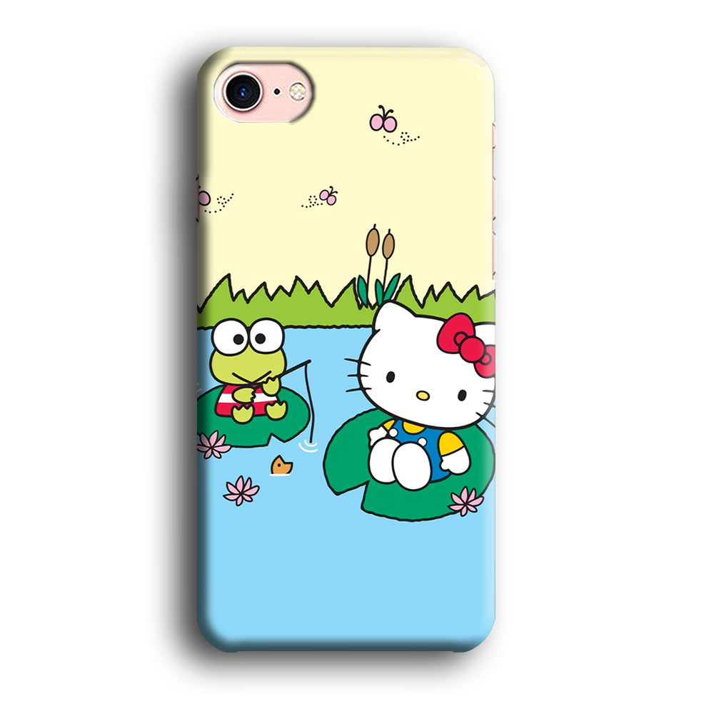 Hello Kitty Fishing With Keroppi iPhone 7 Case