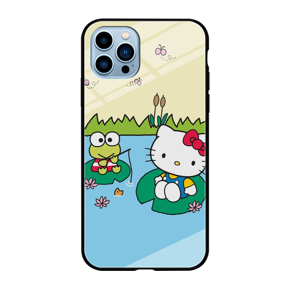 Hello Kitty Fishing With Keroppi iPhone 12 Pro Case