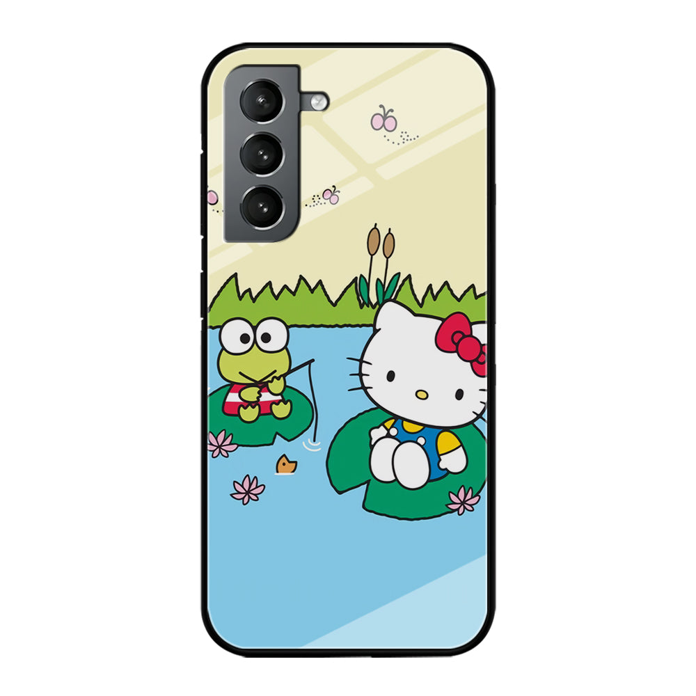 Hello Kitty Fishing With Keroppi Samsung Galaxy S21 Plus Case