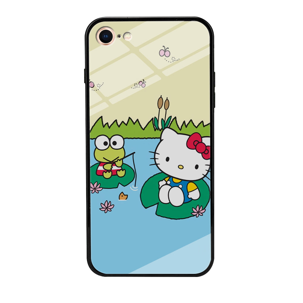 Hello Kitty Fishing With Keroppi iPhone 7 Case