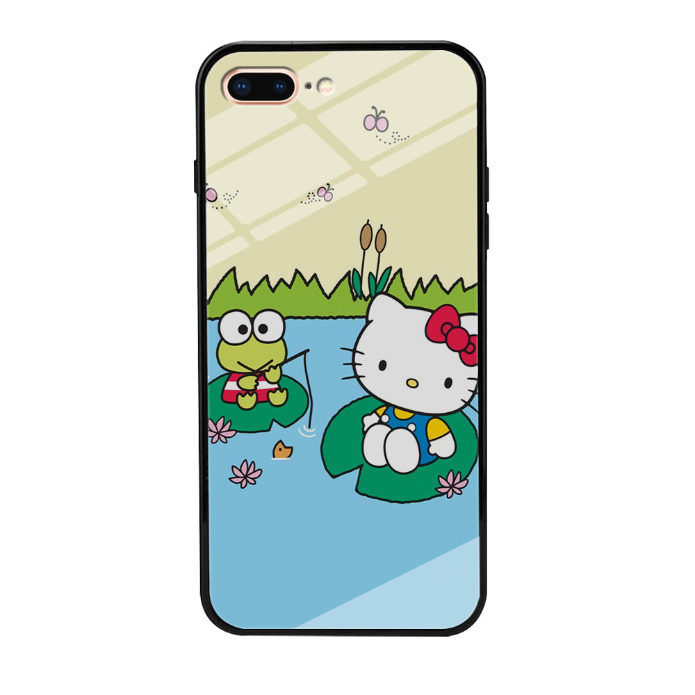 Hello Kitty Fishing With Keroppi iPhone 8 Plus Case