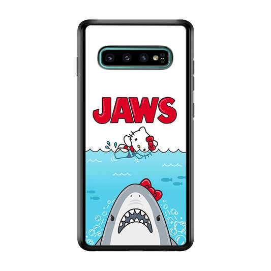 Hello Kitty Jaws Shark Samsung Galaxy S10 Plus Case
