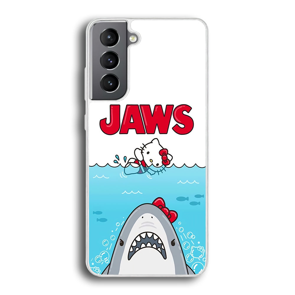 Hello Kitty Jaws Shark Samsung Galaxy S21 Plus Case