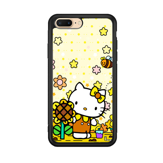 Hello Kitty Sun Flowers iPhone 8 Plus Case