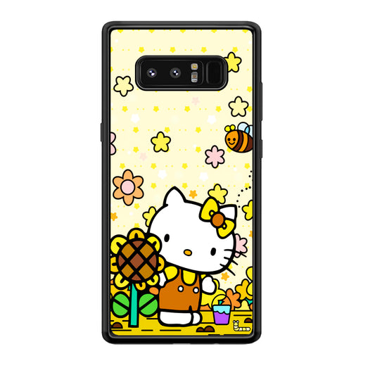 Hello Kitty Sun Flowers Samsung Galaxy Note 8 Case