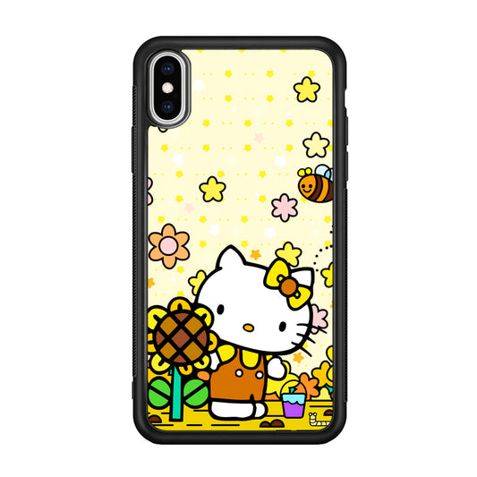 Hello Kitty Sun Flowers iPhone XS Case