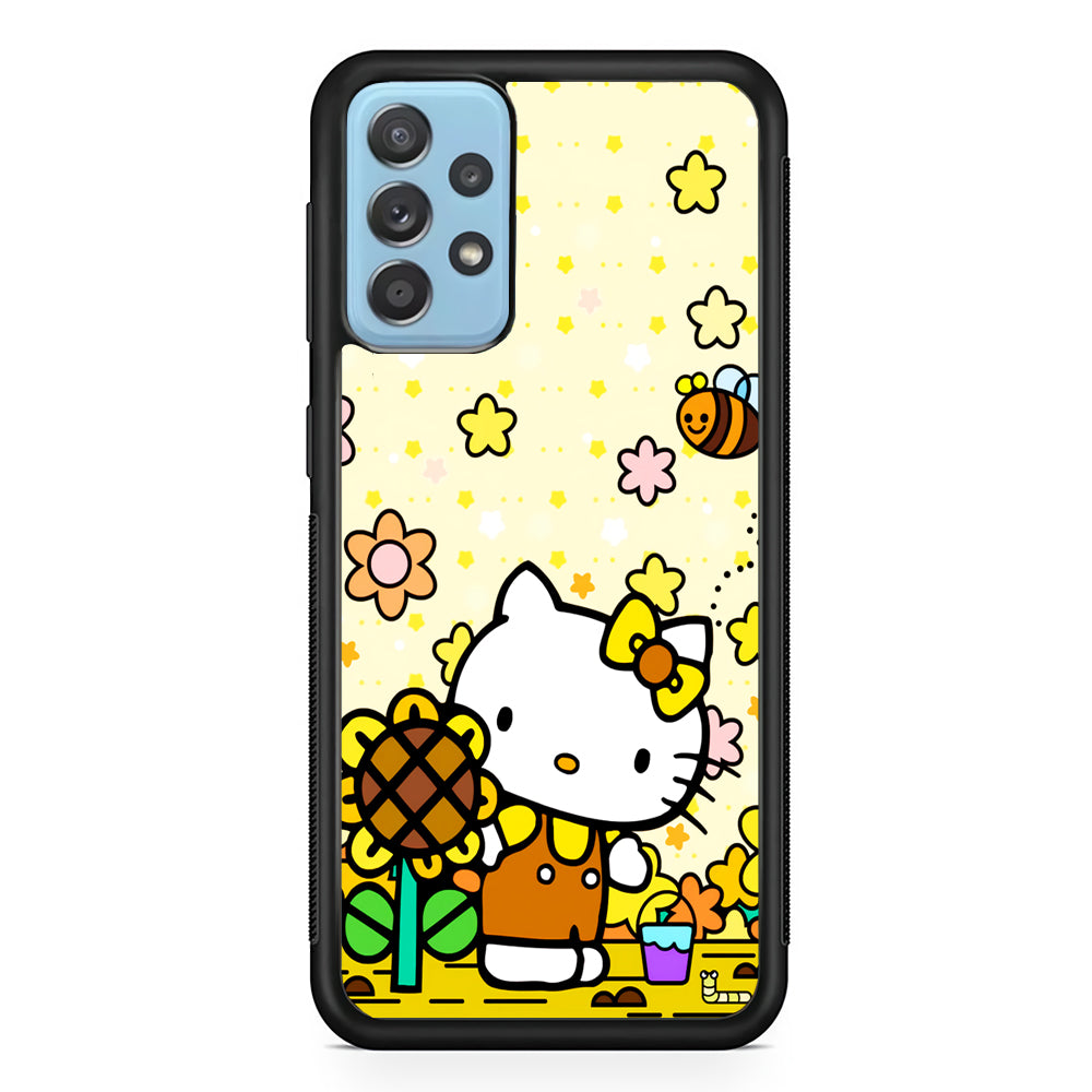 Hello Kitty Sun Flowers Samsung Galaxy A52 Case