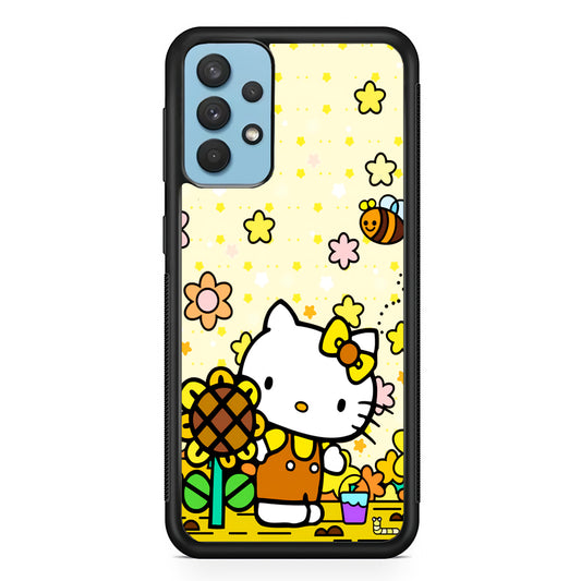 Hello Kitty Sun Flowers Samsung Galaxy A32 Case