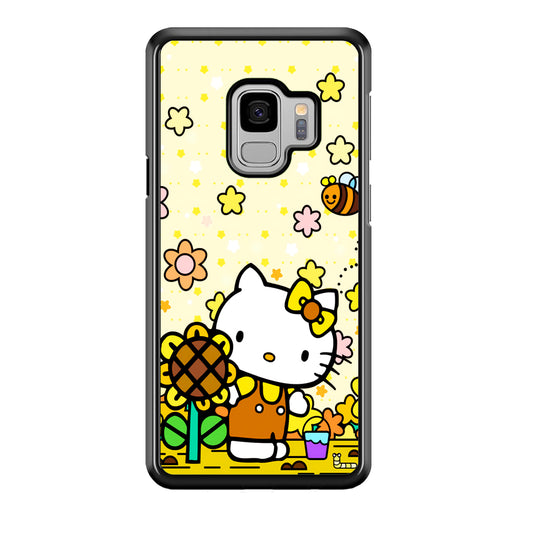 Hello Kitty Sun Flowers Samsung Galaxy S9 Case