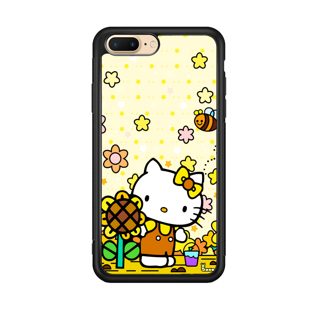Hello Kitty Sun Flowers iPhone 7 Plus Case