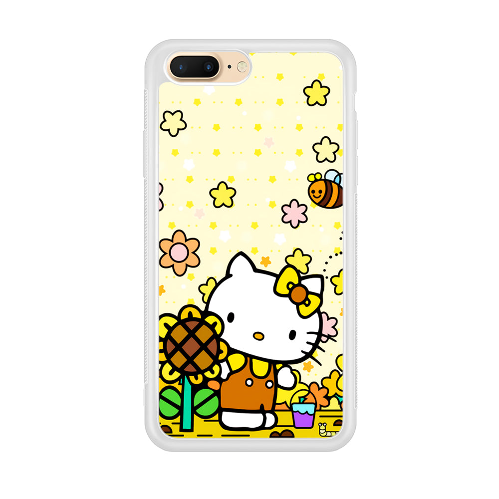 Hello Kitty Sun Flowers iPhone 8 Plus Case