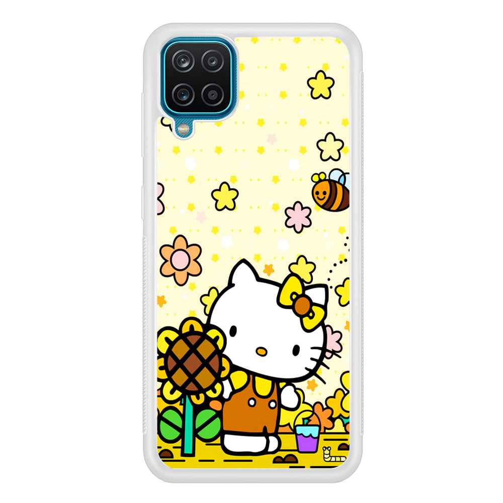 Hello Kitty Sun Flowers Samsung Galaxy A12 Case