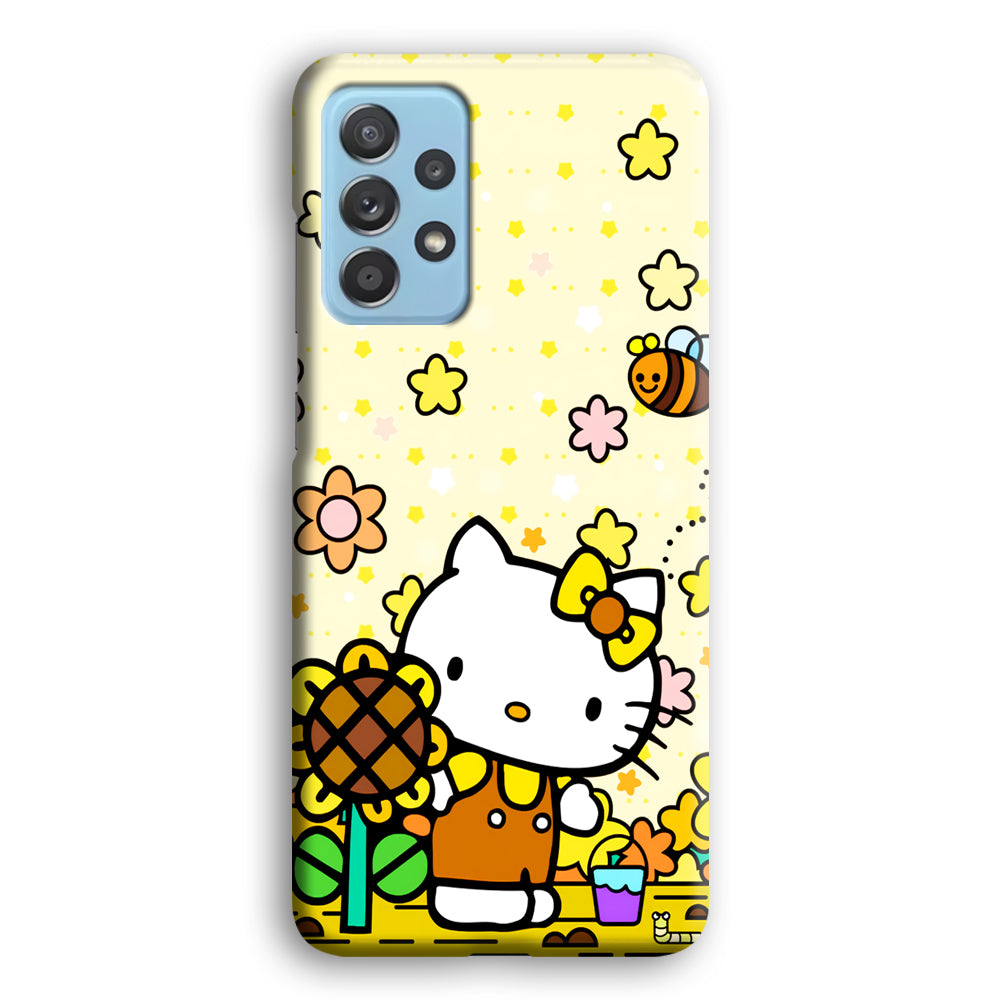 Hello Kitty Sun Flowers Samsung Galaxy A52 Case