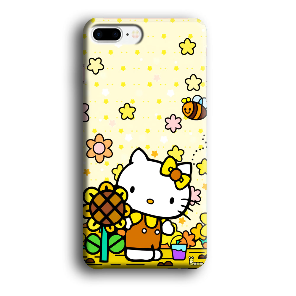 Hello Kitty Sun Flowers iPhone 8 Plus Case