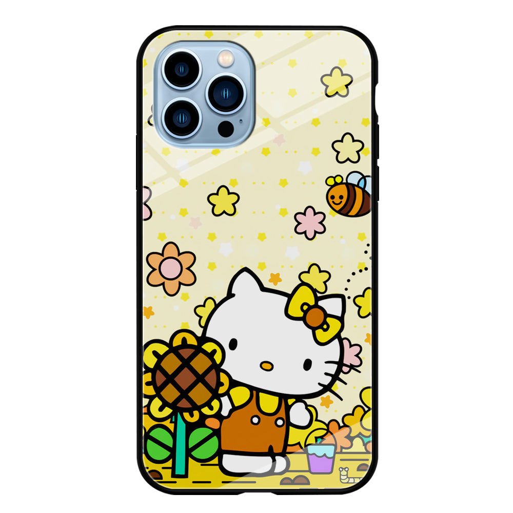 Hello Kitty Sun Flowers iPhone 13 Pro Max Case