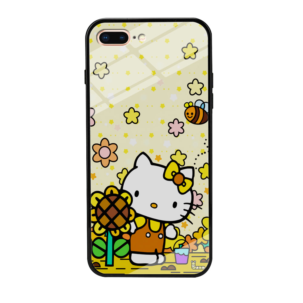 Hello Kitty Sun Flowers iPhone 8 Plus Case