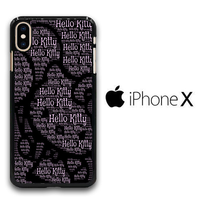 Hello Kitty Code Programming Style iPhone X Case