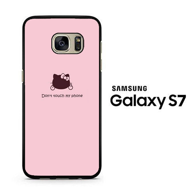 Hello Kitty Don't Touch My Phone Samsung Galaxy S7 Case